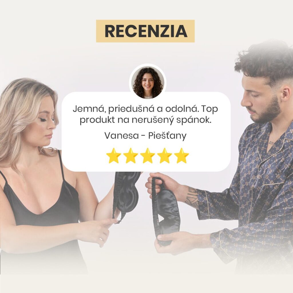 Wellness počas noci. Udržuje hydratáciu pleti a minimalizuje ranné opuchy očí.