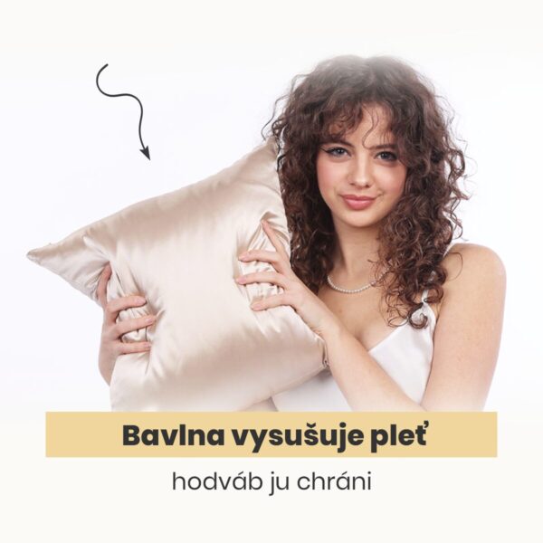 Bavlna vysušuje pleť. hodváb ju chráni.