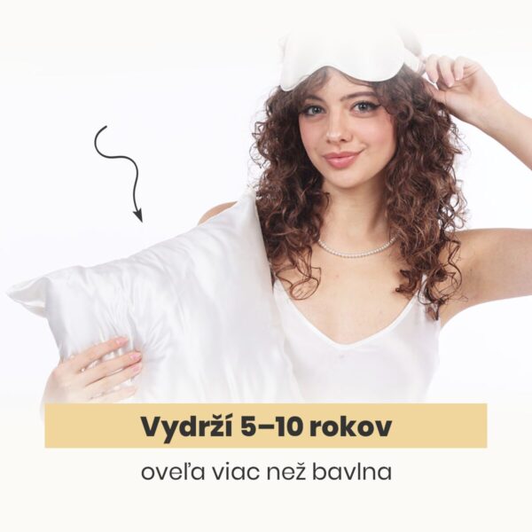 Hodvábna obliečka na vankúš LoveSilk spája jemnosť, ženskosť a eleganciu v jednom.