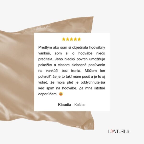 Obliečky na vankúše LoveSilk - recenzia