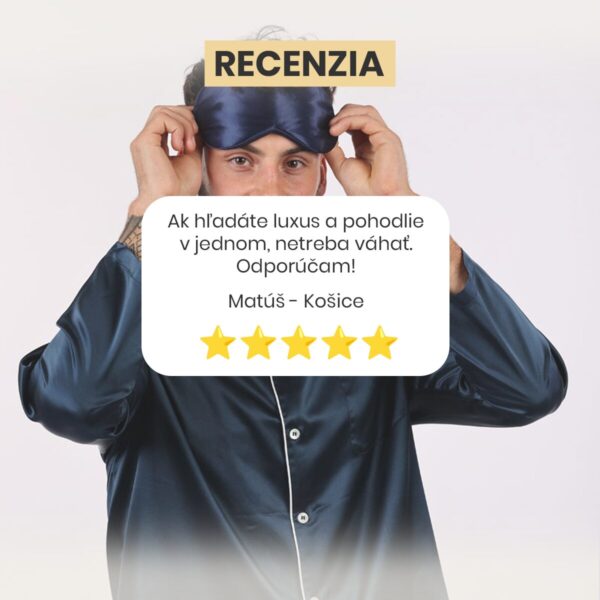 Recenzia na pánske hodvábne pyžamo