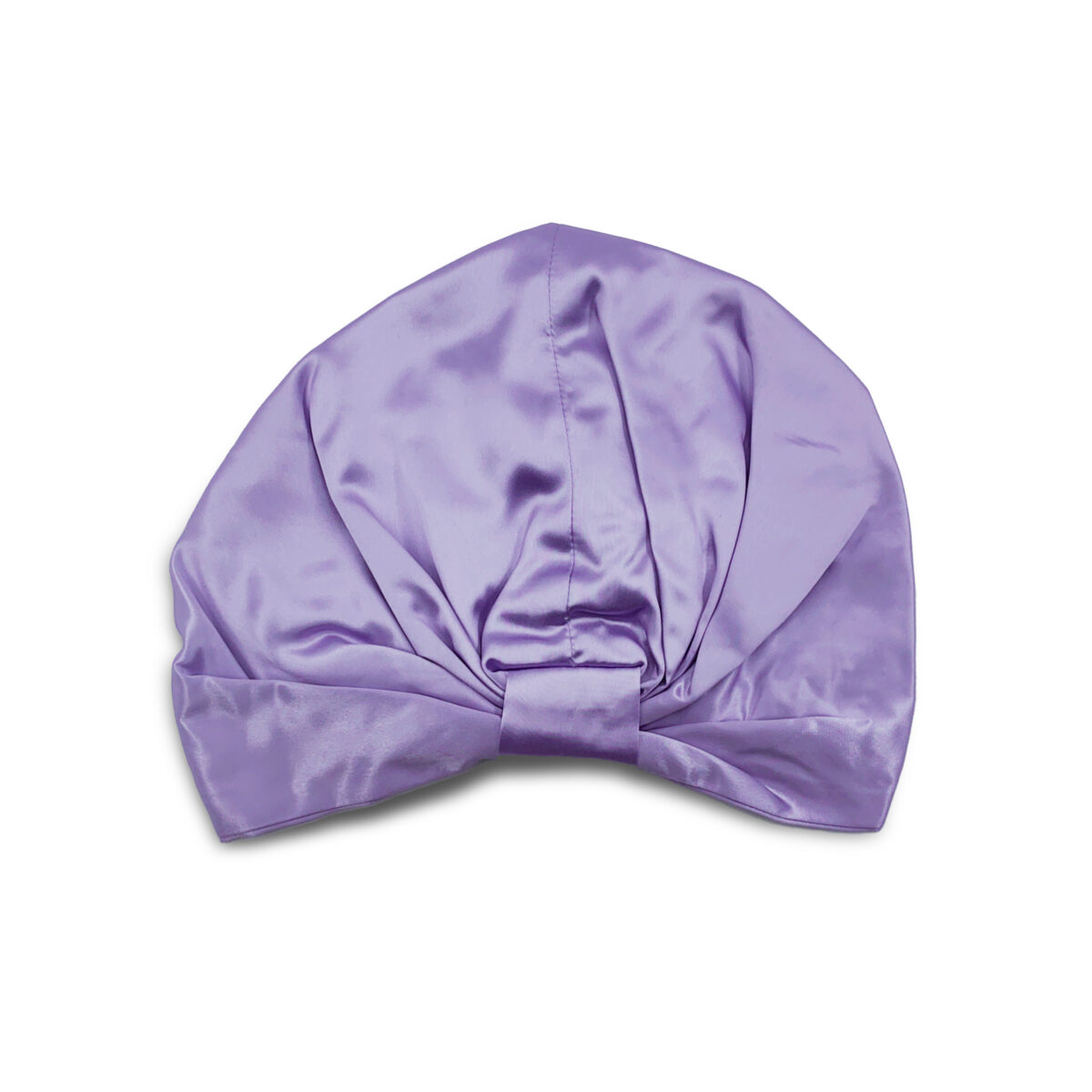Set hodvábna obliečka 40 x 40, turban na vlasy a gumička – Levanduľa