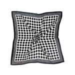Hodvábna šatka - Midnight Dots M (70x70cm)