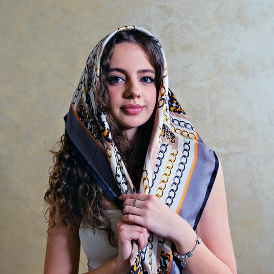 Hodvábna šatka - Jewel Tapestry (90x90cm
