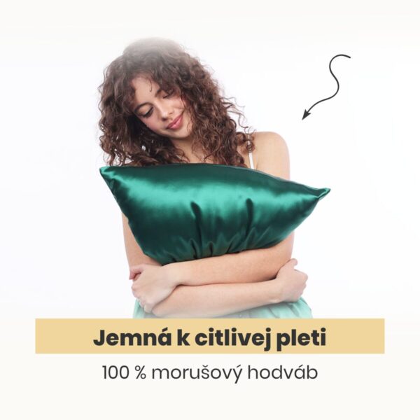 Jemná k citlivej pleti - 100% morušový hodváb.