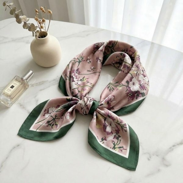 Hodvábna šatka - Botanical Silk (70x70cm)