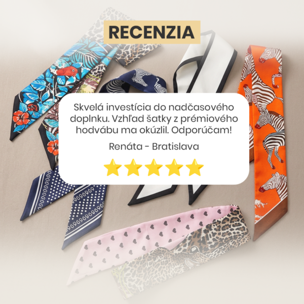 Recenzia na produkt - Hodvábna šatka - Twilly